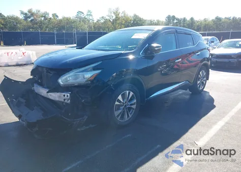 2015 Nissan Murano S из США, поврежденный, VIN 5N1AZ2MG3FN250059